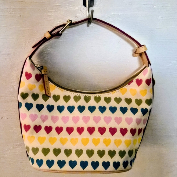 Dooney & Bourke Mini Hearts Bucket Bag - Picture 2 of 5